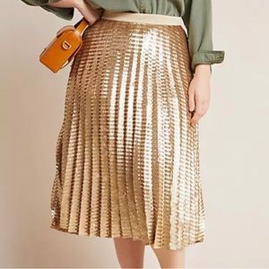 Anthropologie Maeve Natalia Sequined Midi Skirt 22 Plus Size